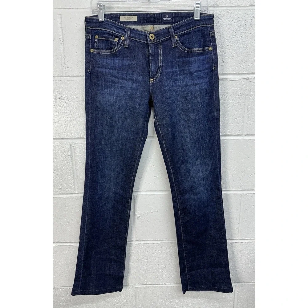 AG Adriano Goldschmied Jeans Women's 29 The Ballad Slim Boot Cut Dark‎ Wash